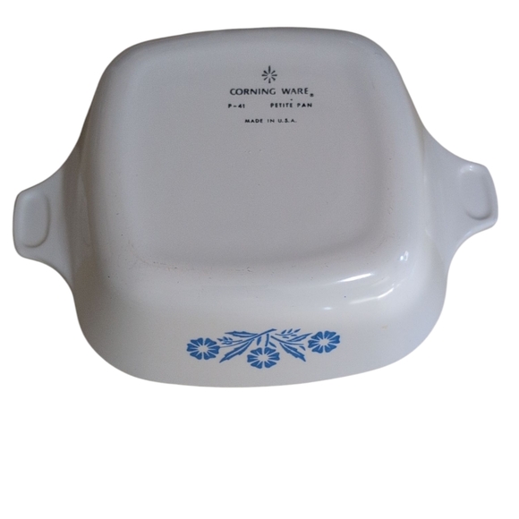 Corn Flower  PETITE  PAN  P-41  USA     Blue Back Stamp No Lid - Picture 3 of 4